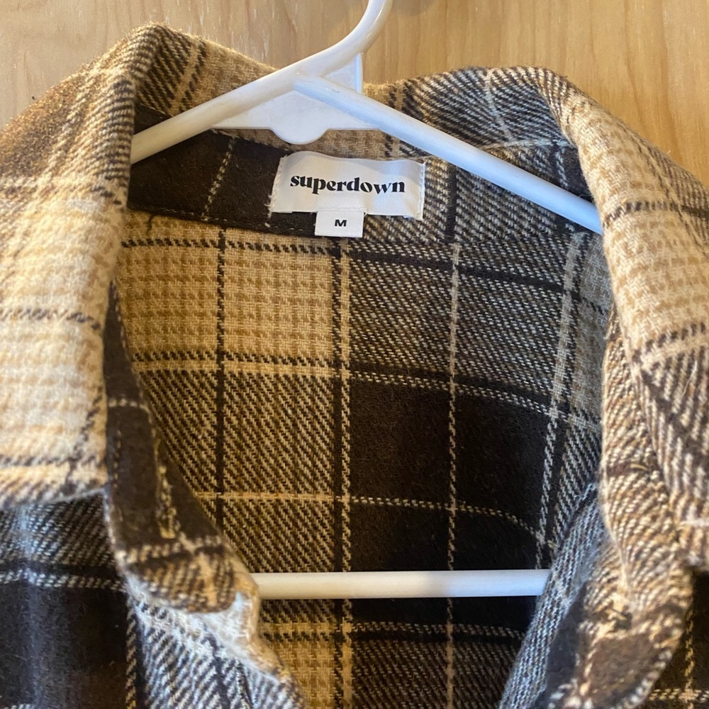 Never worn Superdown plaid dress